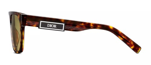 Dior DIORB23 S3I - 20C0 A - 57 Okulary przeciwsłoneczne Havana Kanciaste
