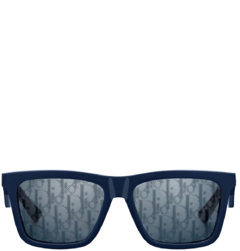 Dior DIOR B27 S1I - 30B8 A - 56 Okulary przeciwsłoneczne Niebieski Kanciaste