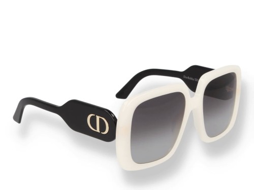 Dior DIORBOBBY S2U - 99A1 A - 55 Okulary przeciwsłoneczne Kanciaste