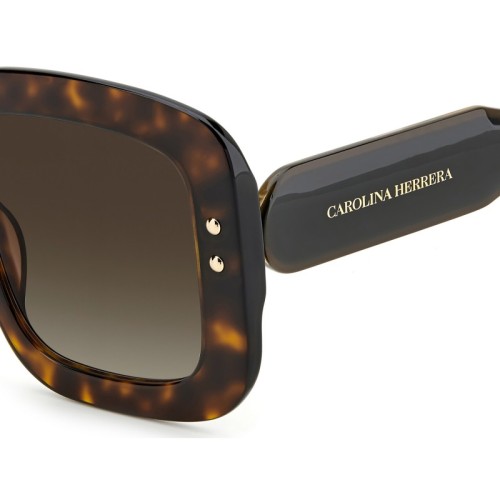 Carolina Herrera CH0010/S - 086HA - 52 Okulary przeciwsłoneczne Kanciaste