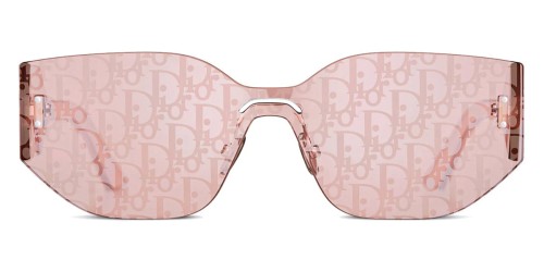 Dior DIORCLUB M6U - F0L8 A - 142 Okulary przeciwsłoneczne Różowy Kanciaste