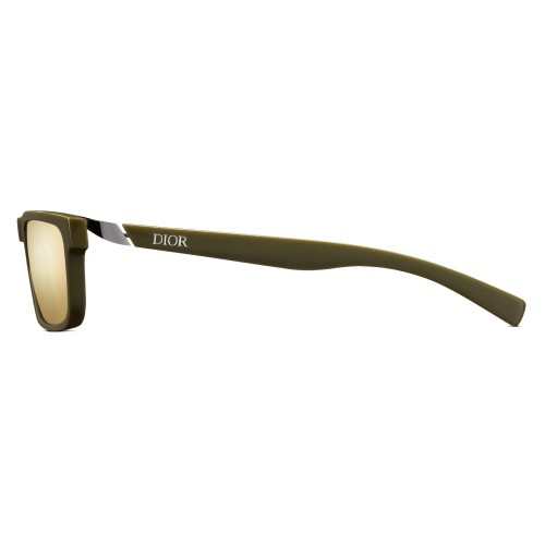 Dior DIORIDER S2U - 55F8 A - 57 Okulary przeciwsłoneczne Zielony Kanciaste