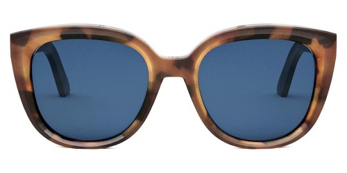 Dior DIORMIDNIGHT R1I - 26B0 A - 54 Okulary przeciwsłoneczne Havana Pillow (zaokrąglony)
