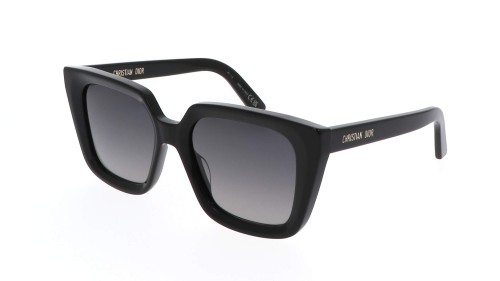 Dior DIORMIDNIGHT S1I - 10A1 A - 53 Okulary przeciwsłoneczne Czarny Kwadratowy