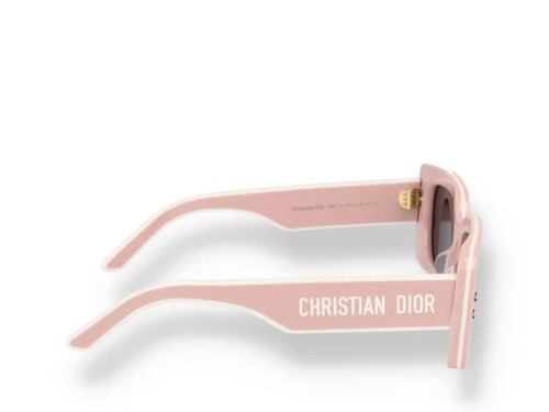 Dior DIORPACIFIC S1U - 40A0 A - 53 Okulary przeciwsłoneczne Różowy Kanciaste