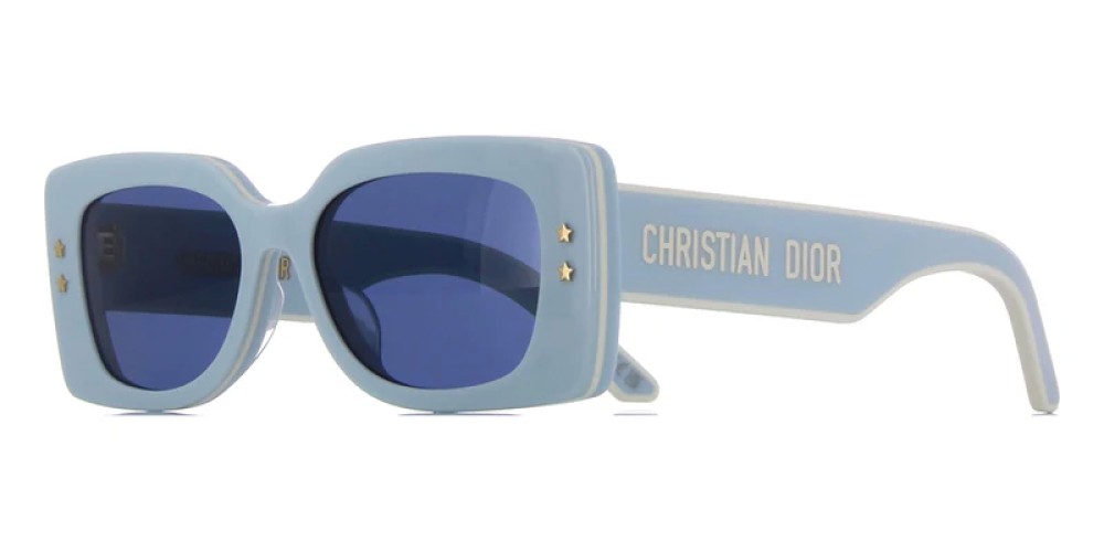 Dior DIORPACIFIC S1U - 80B0 A - 53 Okulary przeciwsłoneczne Kanciaste