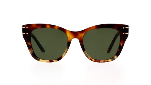 Dior DIORSIGNATURE B4I - 24C0 A - 52 Okulary przeciwsłoneczne Havana Kanciaste