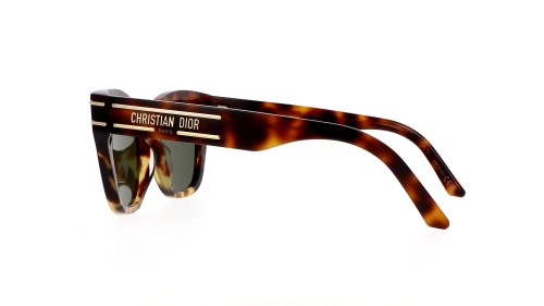 Dior DIORSIGNATURE B4I - 24C0 A - 52 Okulary przeciwsłoneczne Havana Kanciaste