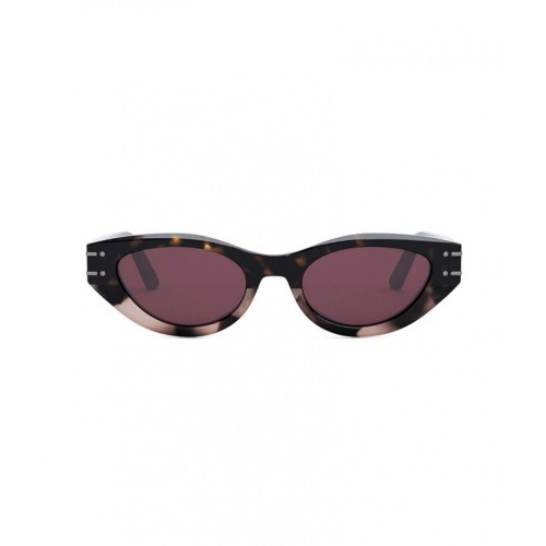 Dior DIORSIGNATURE B5I - 25D0 A - 51 Okulary przeciwsłoneczne Havana Kocie oczy