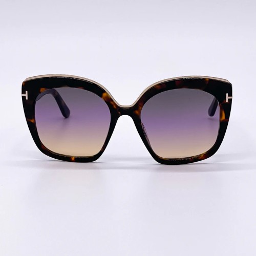 Tom Ford FT0944 CHANTALLE - 55B - 55 Okulary przeciwsłoneczne Havanna Pillow (zaokrąglony)
