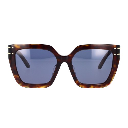Dior DIORSIGNATURE S10F - 20B0 A - 55 Okulary przeciwsłoneczne Havana Kanciaste