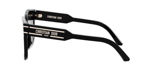 Dior DIORSIGNATURE S7F - 10A0 A - 58 Okulary przeciwsłoneczne Czarny Kanciaste