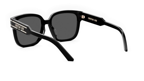 Dior DIORSIGNATURE S7F - 10A0 A - 58 Okulary przeciwsłoneczne Czarny Kanciaste