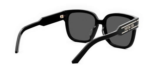 Dior DIORSIGNATURE S7F - 10A0 A - 58 Okulary przeciwsłoneczne Czarny Kanciaste