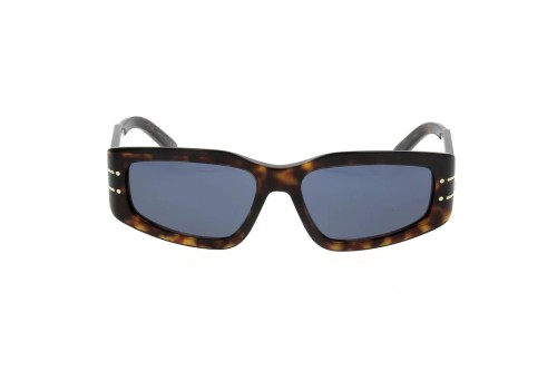 Dior DIORSIGNATURE S9U - 20B0 A - 56 Okulary przeciwsłoneczne Havana Kanciaste