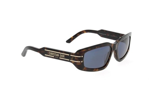 Dior DIORSIGNATURE S9U - 20B0 A - 56 Okulary przeciwsłoneczne Havana Kanciaste