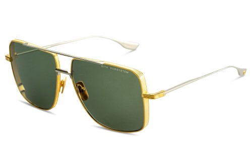 Dita DUBSYSTEM DTS157-A - 01 - 63 Okulary przeciwsłoneczne Złoty Pilotki (aviator)