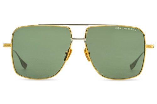 Dita DUBSYSTEM DTS157-A - 01 - 63 Okulary przeciwsłoneczne Złoty Pilotki (aviator)