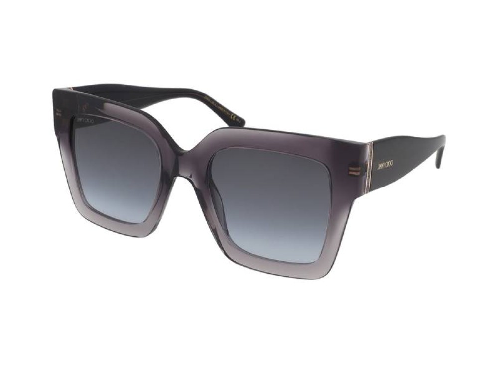 Jimmy Choo EDNA/S - KB7GB - 52 Okulary przeciwsłoneczne Szary Kanciaste