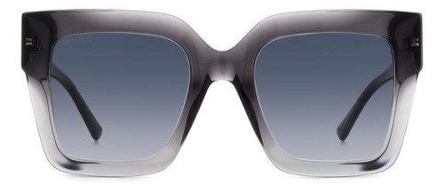 Jimmy Choo EDNA/S - KB7GB - 52 Okulary przeciwsłoneczne Szary Kanciaste