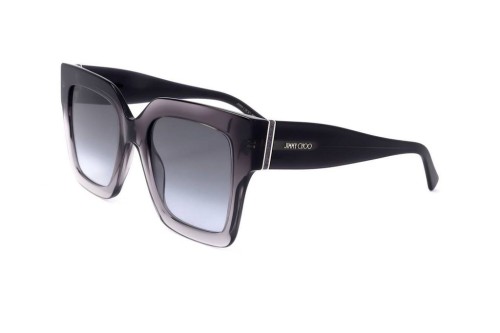 Jimmy Choo EDNA/S - KB7GB - 52 Okulary przeciwsłoneczne Szary Kanciaste