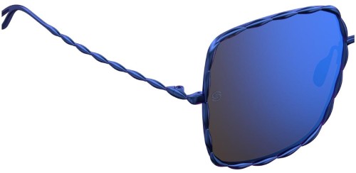 Elie Saab ES003/S - PJP QQ - 56 Okulary przeciwsłoneczne Niebieski Kanciaste