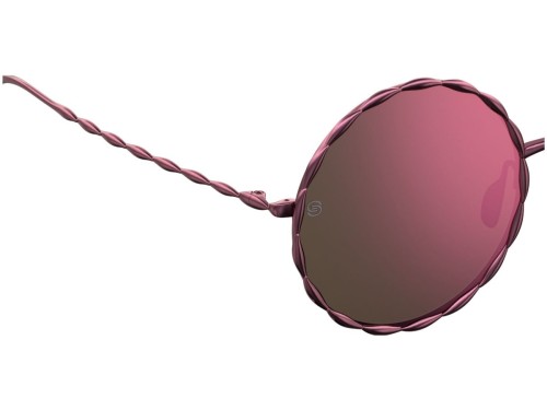 Elie Saab ES004/S - LHF 3A - 56 Okulary przeciwsłoneczne Czerwony Okrągły