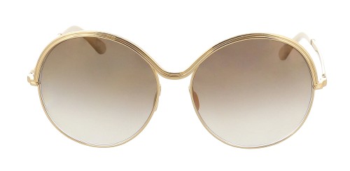 Elie Saab ES011/S - 01Q VU - 59 Okulary przeciwsłoneczne Złoty Okrągły