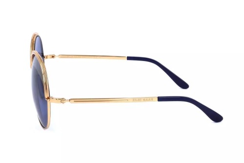 Elie Saab ES011/S - J5G 7Y - 59 Okulary przeciwsłoneczne Złoty Okrągły