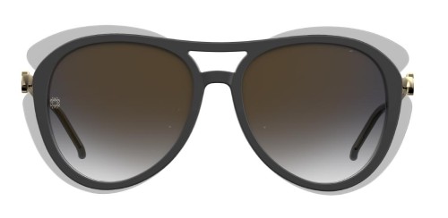 Elie Saab ES035/G/S - FT3 WM - 56 Okulary przeciwsłoneczne Pilotki (aviator)