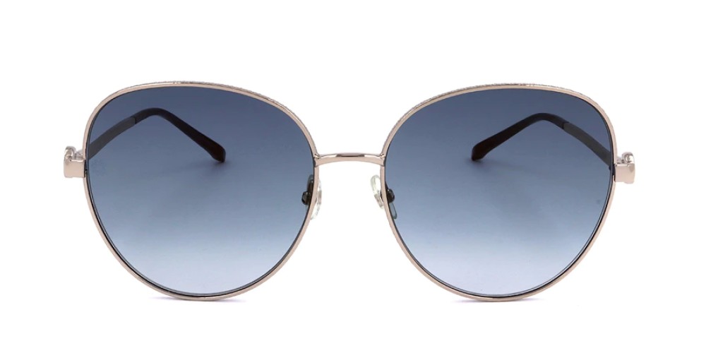 Elie Saab ES040/S - LKS 84 - 60 Okulary przeciwsłoneczne Złoty Pillow (zaokrąglony)