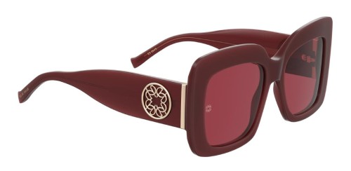 Elie Saab ES094/S - C9A 4S - 55 Okulary przeciwsłoneczne Burgundija Kanciaste
