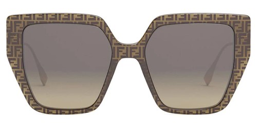 Fendi FE40012U - 50F - 55 Okulary przeciwsłoneczne Kanciaste