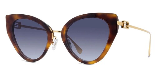 Fendi - Okulary przeciwsłoneczne - FE40014U - 53B - 54