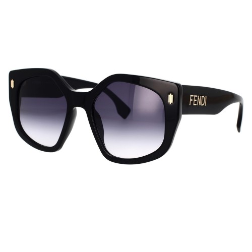 Fendi - Okulary przeciwsłoneczne - FE40017I - 01W - 55