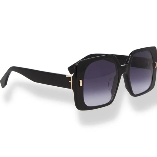 Fendi FE40036U - 01W - 53 Okulary przeciwsłoneczne Czarny Kanciaste
