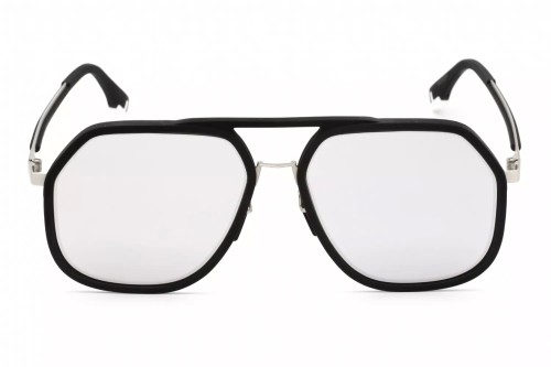 Fendi FE40041U - 02C - 55 Okulary przeciwsłoneczne Czarny Pilotki (aviator)