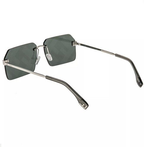 Fendi FE40043U - 16C - 59 Okulary przeciwsłoneczne Srebrny Kanciaste