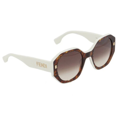 Fendi FE40045I - 55F - 54 Okulary przeciwsłoneczne Kanciaste