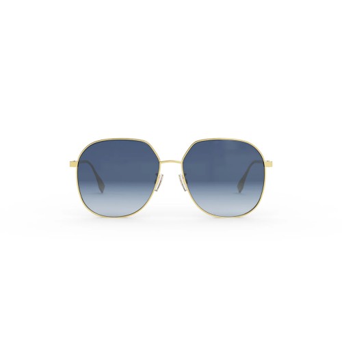 Fendi FE40069U - 30W - 59 Okulary przeciwsłoneczne Złoty Okrągły