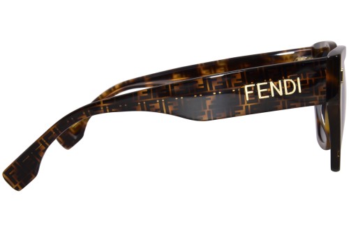 Fendi FE40070I - 55A - 54 Okulary przeciwsłoneczne Havana Kocie oczy
