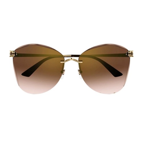 Cartier CT0398S - 002 - 62 Okulary przeciwsłoneczne Pillow (zaokrąglony)