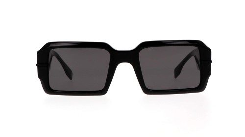 Fendi FE40073U - 01A - 52 Okulary przeciwsłoneczne Czarny Kanciaste