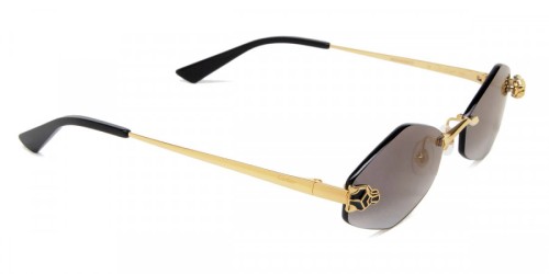 Cartier CT0433S - 001 Okulary przeciwsłoneczne Nietypowy