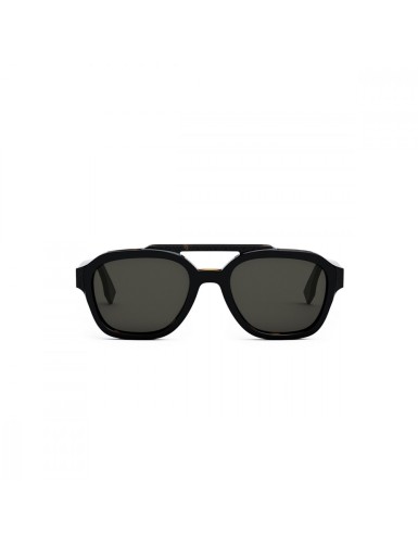 Fendi FE40076U - 01A - 52 Okulary przeciwsłoneczne Pilotki (aviator)