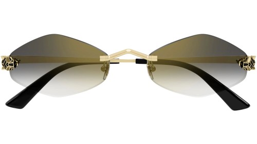 Cartier CT0433S - 001 Okulary przeciwsłoneczne Nietypowy
