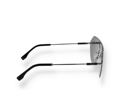 Fendi FE40080U - 12C - 65 Okulary przeciwsłoneczne Srebrny Pilotki (aviator)