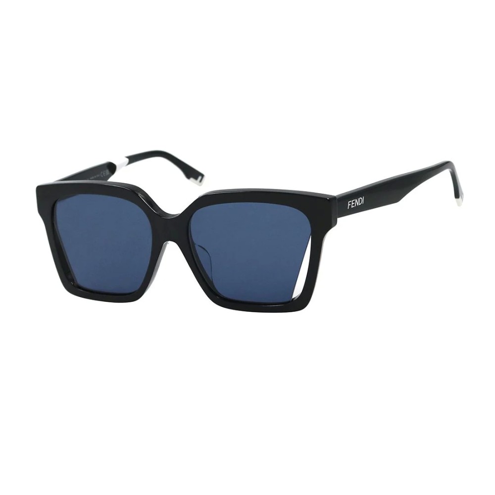Fendi FE40085F - 01V - 57 Okulary przeciwsłoneczne Czarny Kanciaste