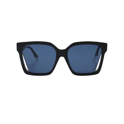 Fendi FE40085F - 01V - 57 Okulary przeciwsłoneczne Czarny Kanciaste