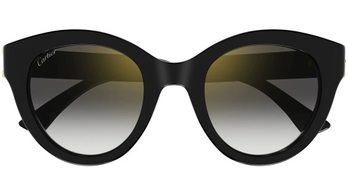 Cartier CT0436S - 001 - 50 Okulary przeciwsłoneczne Pillow (zaokrąglony)